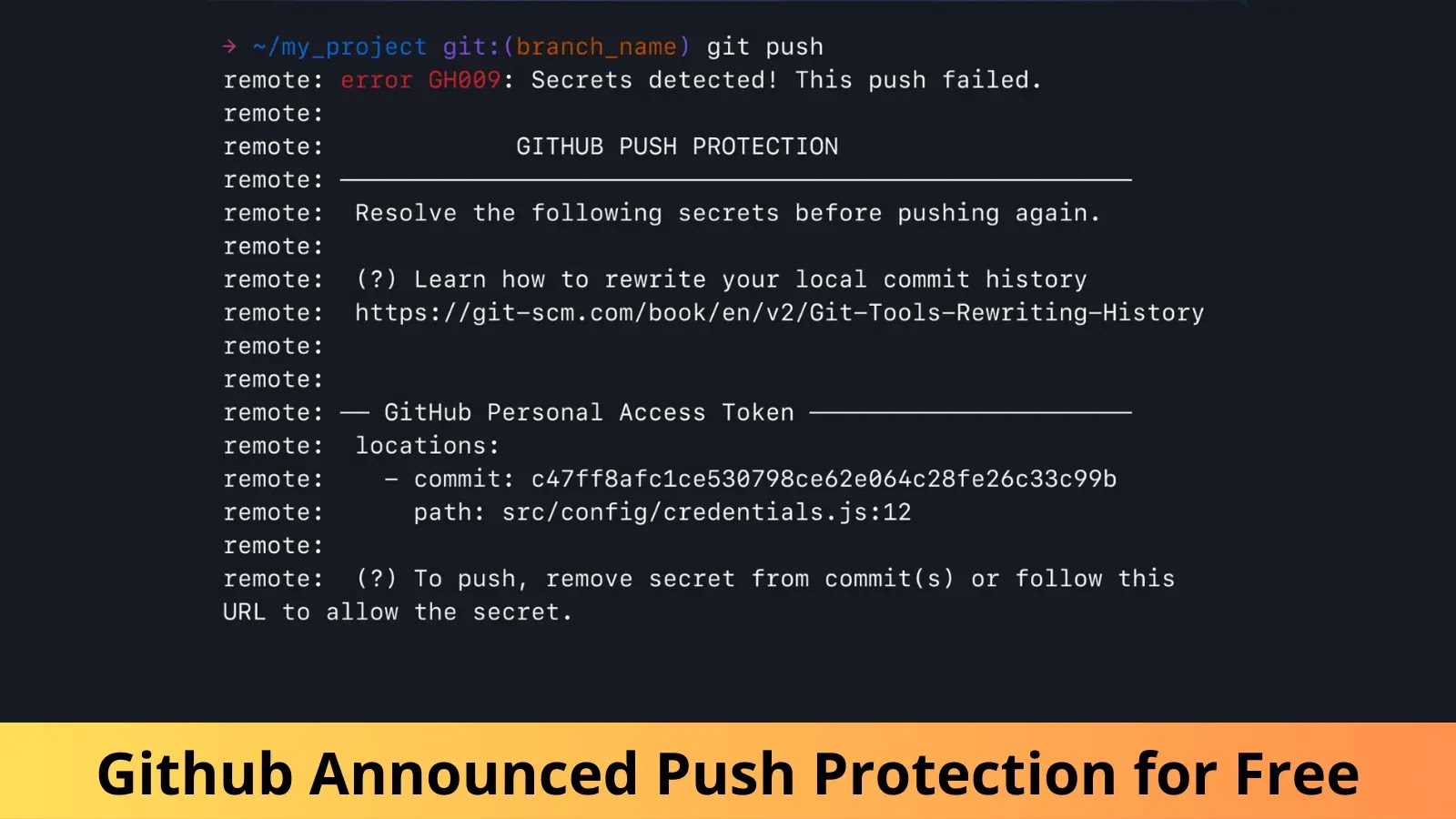 Github Push Protection